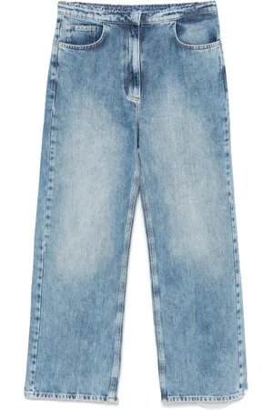 Patrizia Pepe Frayed-waist jeans