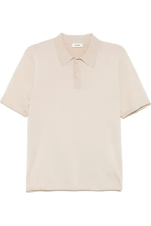 Sandro Short-sleeve knitted polo shirt