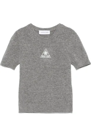 Marine Serre Logo-embroidered T-shirt