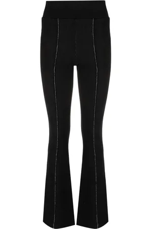 THOM KROM Exposed-seam flared trousers