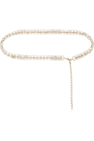 Patrizia Pepe Crystal-embellished belt