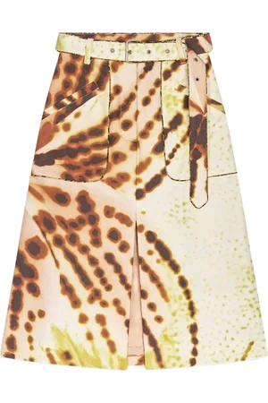 DRIES VAN NOTEN Printed midi skirt