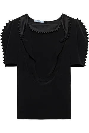 Prada Cady crepe top
