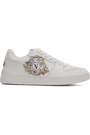 VERSACE Leather sneakers