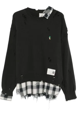 Maison Mihara Yasuhiro Shirt-Layered sweater