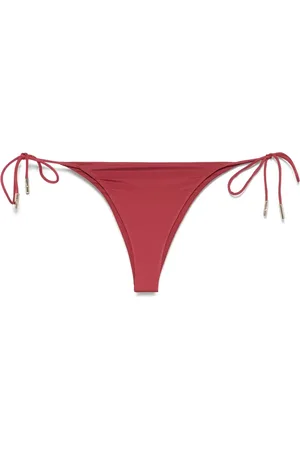 Patrizia Pepe Rubberised-logo bikini bottoms