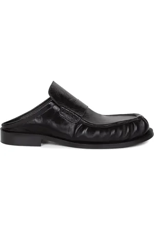 DRIES VAN NOTEN Leather loafer slippers