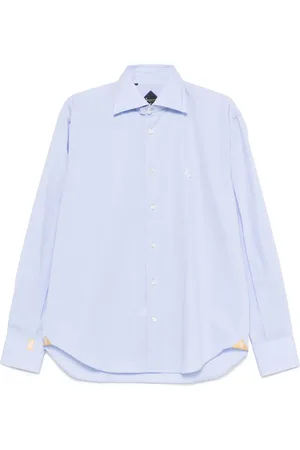 BILLIONAIRE Logo-embroidered shirt