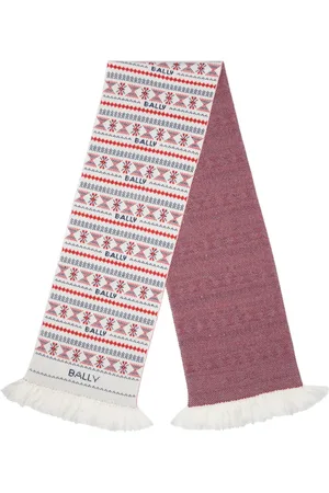Bally Mountain wool jacquard scarf