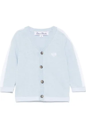 Tartine Et Chocolat Logo-embroidered cardigan