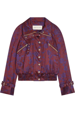 DRIES VAN NOTEN Jacquard cropped jacket