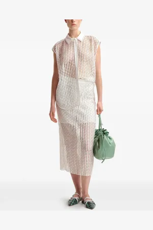 Essentiel Antwerp Handkerchief midi skirt