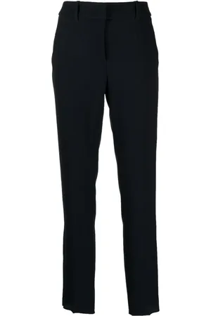 Emporio Armani Mid-rise cropped trousers