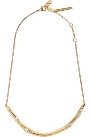 DRIES VAN NOTEN Crystal-embellished chain necklace