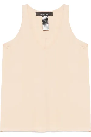 FEDERICA TOSI Crepe de chine tank top
