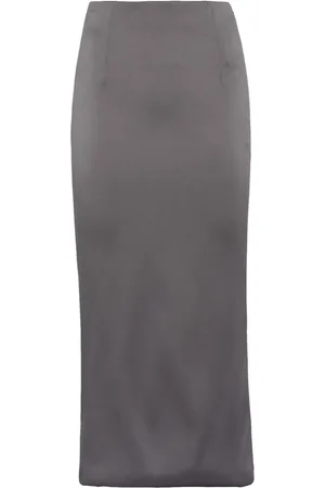 Prada Satin midi skirt