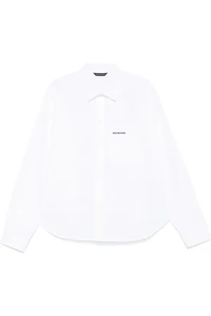 Balenciaga Logo-embroidered shirt