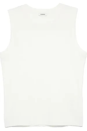 Sandro Ribbed tank top