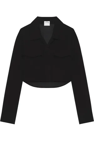 Courrèges Cropped cotton shirt