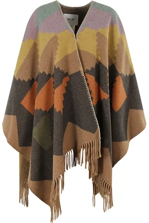 Bazar Deluxe Patterned-intarsia cape