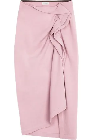 DRIES VAN NOTEN Ruffled midi skirt