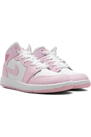 Jordan Jordan 1 Mid " Foam/Fire Red" sneakers