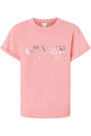 Pinko Logo-embossed T-shirt