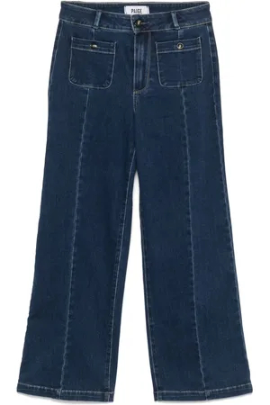 Paige Anessa 31" wide-leg jeans