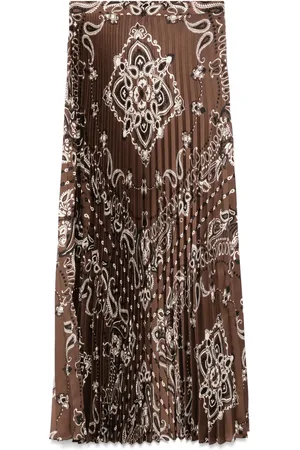 Sandro Pleated maxi skirt