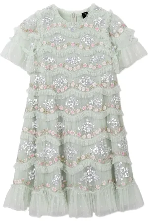 Needle & Thread Sequin-embellished dress