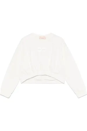 Elisabetta Franchi Logo-embroidered sweatshirt