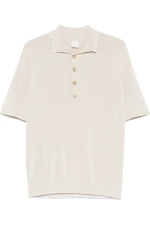 ELEVENTY Embroidered-edge polo shirt