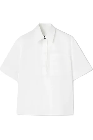 Jil Sander Half-sleeve cotton polo shirt