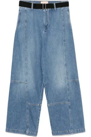 Plan C Wide-leg cargo jeans