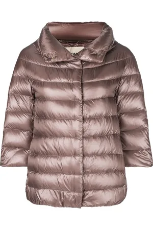 HERNO Three-quarter sleeve puffer jacket