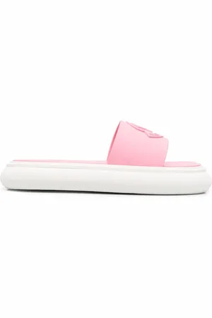 Moncler Jeanne logo-embossed slides