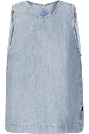 7 for all Mankind Kansas denim top