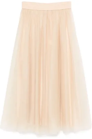 Fabiana Filippi Tulle midi skirt