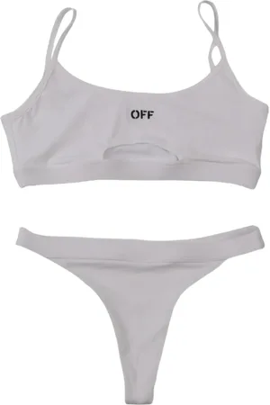 OFF-WHITE Logo bikini