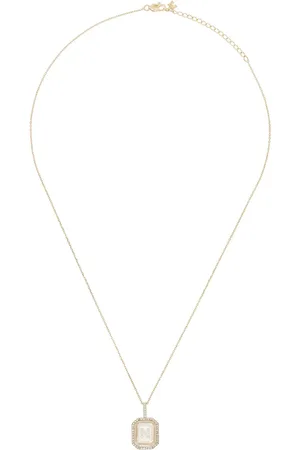 Mateo 14kt yellow N-initial diamond necklace