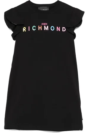 John Richmond Rubberised-logo dress