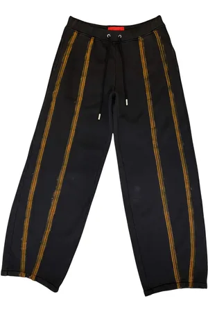 ECKHAUS LATTA Stripe-detail drawstring trousers
