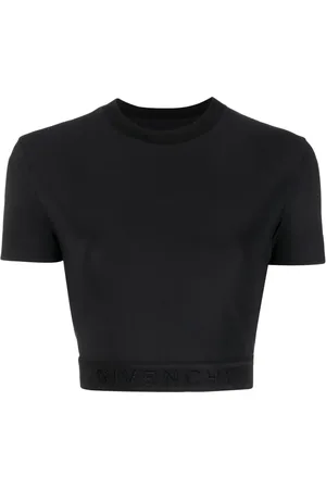 Givenchy Logo-waistband cropped T-shirt