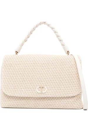 Twin-Set Mesh-effect tote bag
