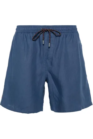 Sease Drawstring-waist hemp shorts