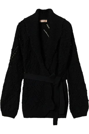Twin-Set Knitted cardigan with belt