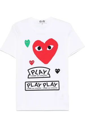 Comme des Garçons Heart-patch T-shirt