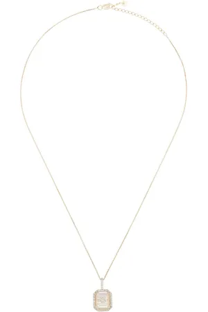 Mateo 14kt crystal-embellished heart necklace