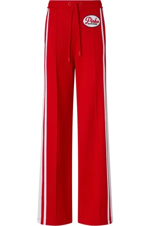 Pinko Logo-appliqué track shorts