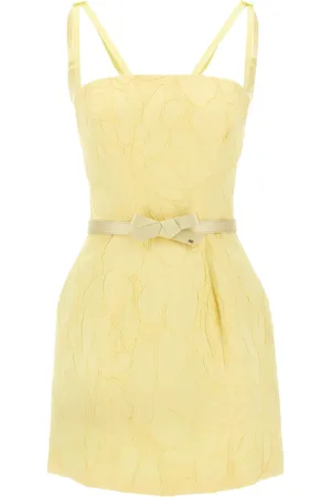 Elisabetta Franchi 3D embroidered dress
